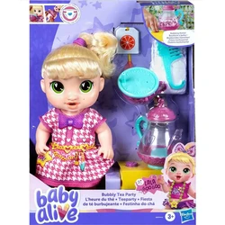 Hasbro Baby Alive Κούκλα Core Nurturing Dolls Bubbly Tea Party LaLa