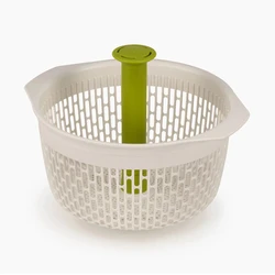 Joseph Joseph Spindola Πράσινο In-sink Salad-spinning Colander