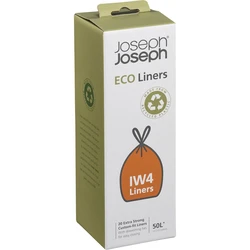 Σακούλες απορριμμάτων & φίλτρα οσμών Joseph Joseph IW4 50L Grey Recycled Bin Liners