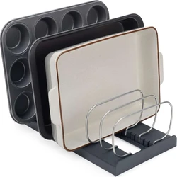 Οργάνωση κουζίνας Joseph Joseph DrawerStore Grey Baking Tray Organizer