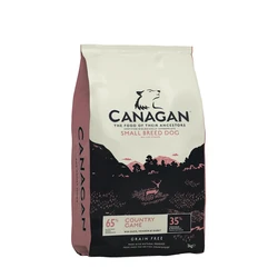 Canagan Country Game 2kg Dry Dog Food (Small Breeds) - Venison & Duck