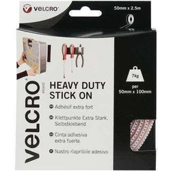 VELCRO Αυτοκόλλητη Ταινία Extra Ισχυρή (Hook & Loop) 50 mm x 2,5 m Λευκή