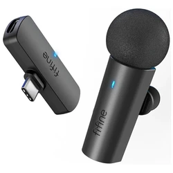 Fifine M6 Σετ Μικρόφωνο USB Πέτου (Clip-On) για Κινητό