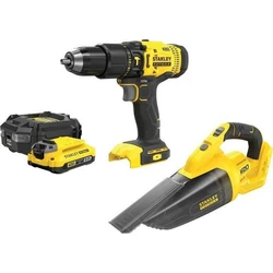 Stanley SFMCK219D1 18V Drill/Driver & Hand Vacuum Kit with 1 x 2Ah Battery
