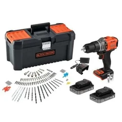 Black & Decker Δραπανοκατσάβιδο Μπαταρίας 18V BCD383D2TA