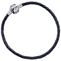 The Carat Shop Ltd Βραχιόλι Charm Harry Potter Δερμάτινο Μαύρο 19cm HP0029-19