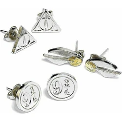 The Carat Shop Ltd Σκουλαρίκια σετ Deathly Hallows Golden Snitch Platform