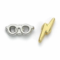The Carat Shop Ltd Σκουλαρίκια με καρφάκι Harry Potter Lightning Bolt and Glasses