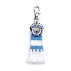 The Carat Shop Αξεσουάρ Σακιδίου με Μπρελόκ Logo και Μπλε Φουλάρι Manchester City FC MCBH0002