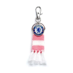 The Carat Shop Ltd Τσάντα Πλάτης Μπρελόκ Chelsea FC Pink Stripe Scarf and Logo Backpack Hanger