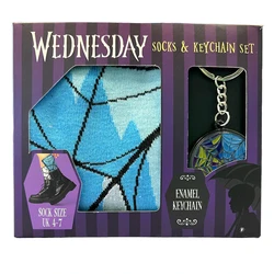 Wednesday - Socks & Keychain Set