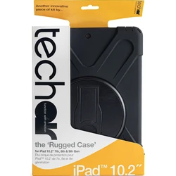 TechAir Flip Cover Ανθεκτική Μαύρη (iPad 10.2 7ης, 8ης, 9ης Gen)