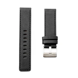 Tayroc 3.5400 Δερμάτινο Λουράκι Μαύρο 22mm (TY82)