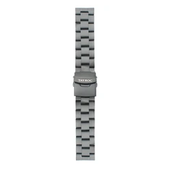Tayroc 3.5400 Μεταλλικό Μπρασελέ 22mm TY89 - Ανοξείδωτο Ατσάλι, Μαύρο