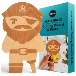 Ototo Pirate Board Cutting Board & Knife