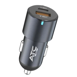 ATC-CA06 Φορτιστής Αυτοκινήτου USB-A & USB-C 60W