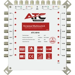 ATC Πολυδιακόπτης ATC-0916 (2 Sat + 1 Ter / 16 Εξόδοι)