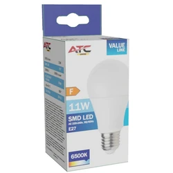 ATC SMD LED Λαμπτήρας A60 E27 11W 1055 lm 6500K