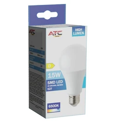 ATC SMD LED High Lumen Λαμπτήρας A60 E27 15W 2100lm 6500K