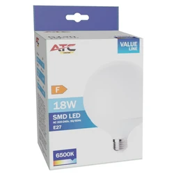 ATC SMD Λαμπτήρας LED Globe G120 230V 18W/1850lm E27 6500K