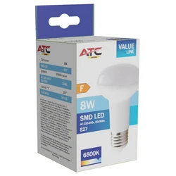 ATC SMD Λαμπτήρας LED Spot R63 E27 8W 6500K 720lm