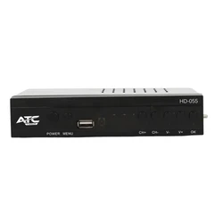 ATC HD-055 Επίγειος Ψηφιακός Δέκτης DVB-T2 Full HD H.265 PVR