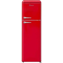 Bronxi Ψυγείο Δίπορτο Ρετρό BX-1790 RD 244Lt Κόκκινο