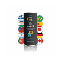 K-Toyz Learning Tubes Flags Of The World English Language LT-008