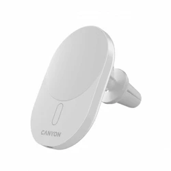Canyon OnGrip 105 15W Qi2 Μαγνητική Αυτοφορτιστής - Λευκό