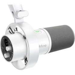 Fifine K688W Δυναμικό Μικρόφωνο Shock Mounted - Λευκό