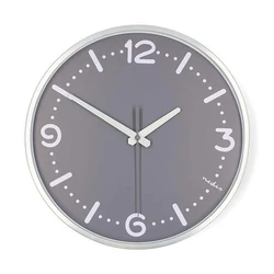 Nedis Silent Wall Clock Grey CLWA3226SS