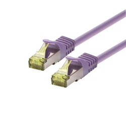 Professional Patch Cable Logon S/FTP AWG26 LSOH 10m Cat6a 500MHz Μωβ - TCR6ASS100V