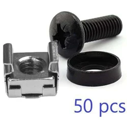 Lanview M6 Σετ Cage Nut με Βίδες Στήριξης - 50 τεμάχια