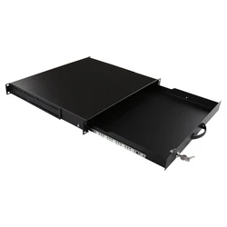 Lanview 1U 19" Συρτάρι Πληκτρολογίου για Rack με Κλειδαριά (RAD100BL)