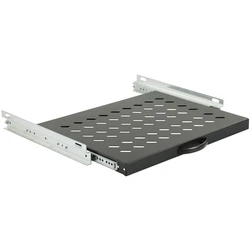Lanview Ράφι Συρόμενο D=600 Μαύρο RAS600BL (1 τμχ)