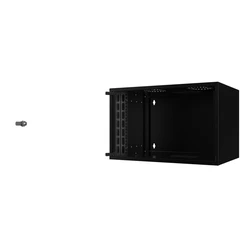 Lanview Επιτοίχια Καμπίνα Rack 7U 56.5x40x35cm Μαύρο
