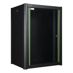 Lanview Wall-Mount Rack Cabinet 16U 60x45x82.3cm Black RWP16U45BL