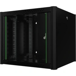 Θήκη Rack τοίχου 19" 9U Lanview RWP09U56BL Μαύρο