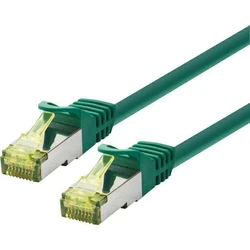 Logon S/FTP Cat.6a (Gigabit) Καλώδιο Δικτύου Ethernet 0,25m - Πράσινο (TCR6ASS0025G)