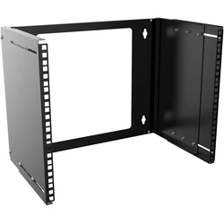 Lanview 19" 8U Επιτοίχιο Ανοικτού Πλαισίου Rack Ρυθμιζόμενου Βάθους Μαύρο
