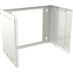 Lanview Επιτοίχια Καμπίνα Rack 8U Λευκό RAR215WH