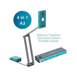 IRIScan Visualizer 7 Dyslexic - USB κάμερα εγγράφων & φορητός σαρωτής, 13MP, 4K@30fps
