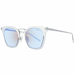 Ana Hickmann Women's Sunglasses White Metal Frame with Brown Lens HI3037 D01