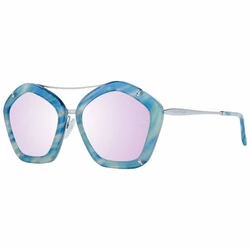 Ana Hickmann Women's Sunglasses AH3165-56G23 - Blue Frame with Pink Gradient Lenses
