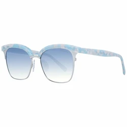 Ana Hickmann Women's Sunglasses HI3051 G21 - Blue Frame with Blue Gradient Lenses