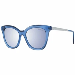 Ana Hickmann Women's Sunglasses HI9064 T01 - Blue Frame & Blue Lens, Cat Eye, 52/20/145