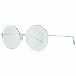 Ana Hickmann Women's Sunglasses Silver Metal Frame Green Lens HI3055 03B (HI3055-5703B)