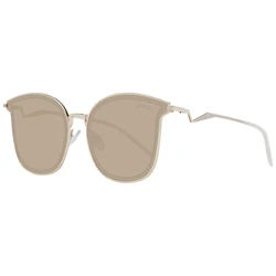 Ana Hickmann Women's Sunglasses Gold/Rose Metal Frame Brown Lens HI3065T-554CS