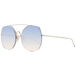 Ana Hickmann Women's Sunglasses, Gold Metal Frame, Multicolored Degrade Lens, Model HI3067 04B (SKU HI3067-5604B)