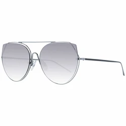 Ana Hickmann Women's Sunglasses - HI3068 02A, Silver/Gunmetal Metal Frame, Grey Gradient Lenses